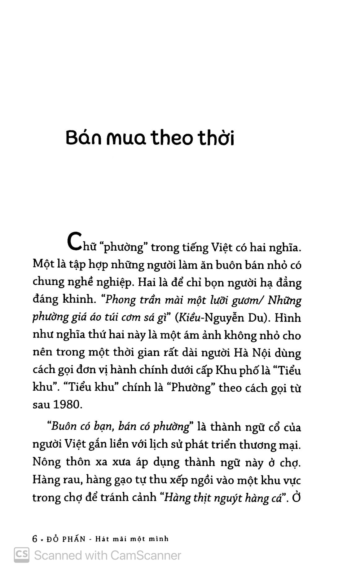 hát mãi một mình