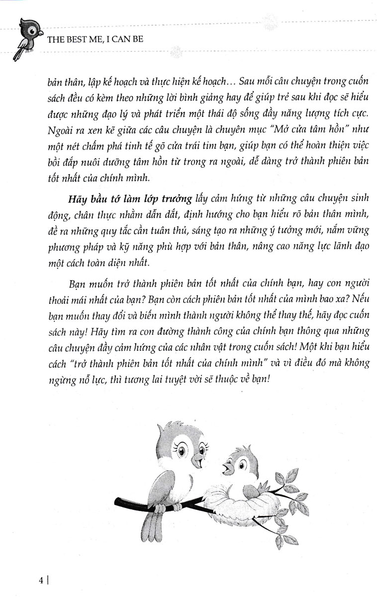 hãy bầu tớ làm lớp trưởng - những câu chuyện bồi dưỡng năng lực lãnh đạo