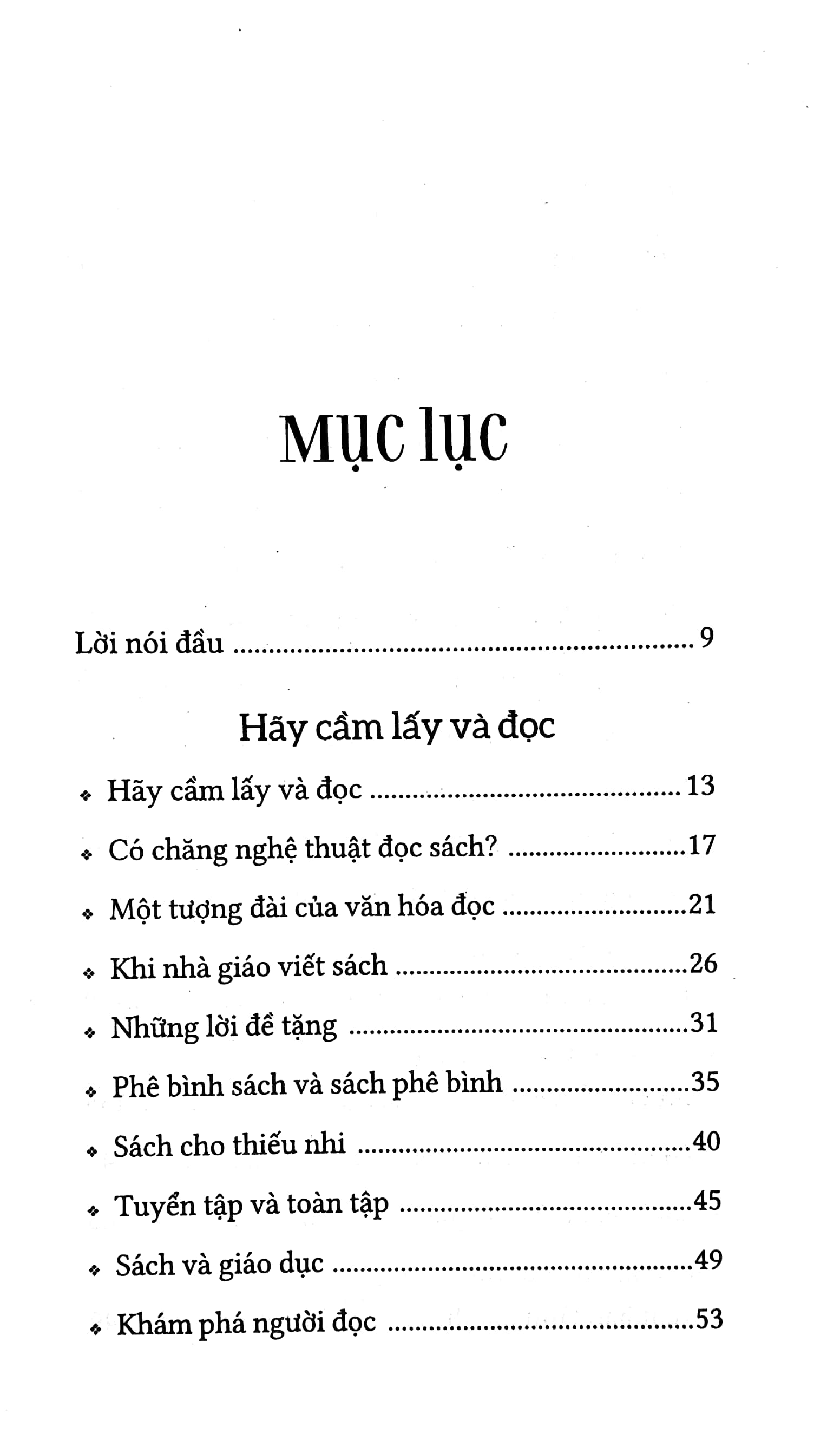 hãy cầm lấy và đọc