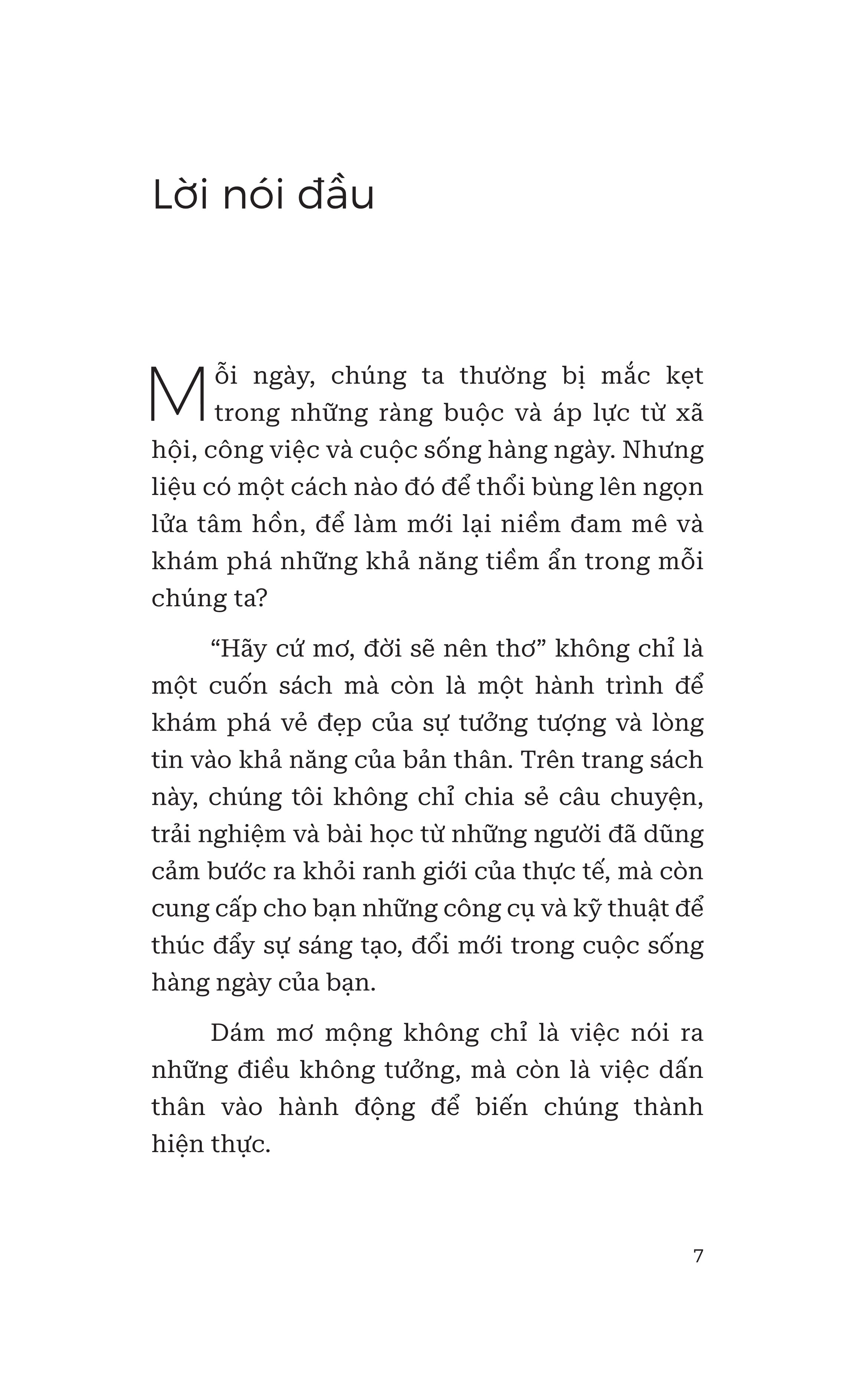 hãy cứ mơ đời sẽ nên thơ