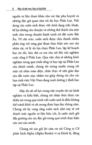 hãy cứ ước mơ, hãy cứ dại khờ