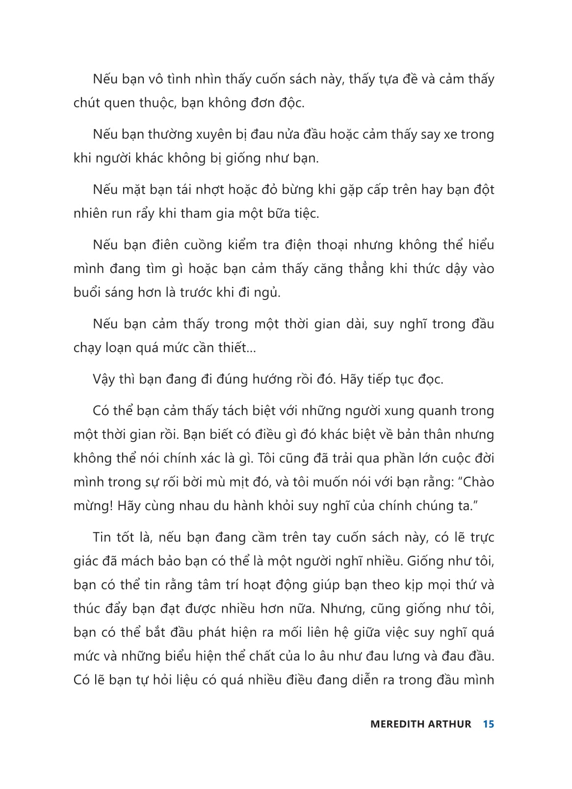 hãy để tâm trí tôi yên - hướng dẫn loại bỏ “suy nghĩ tiêu cực” cho người dễ lo âu