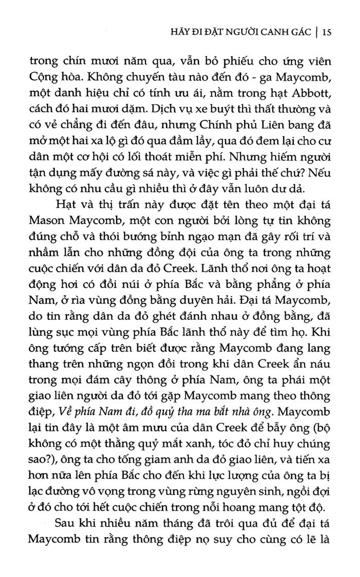 hãy đi đặt người canh gác