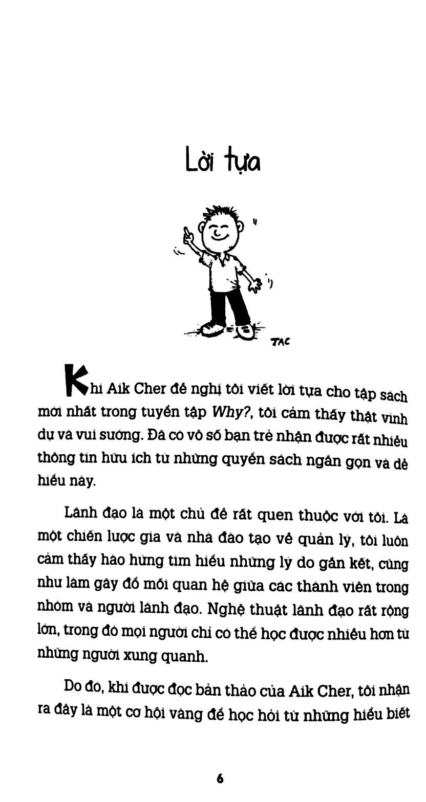 hãy là người lãnh đạo - why be a leader?