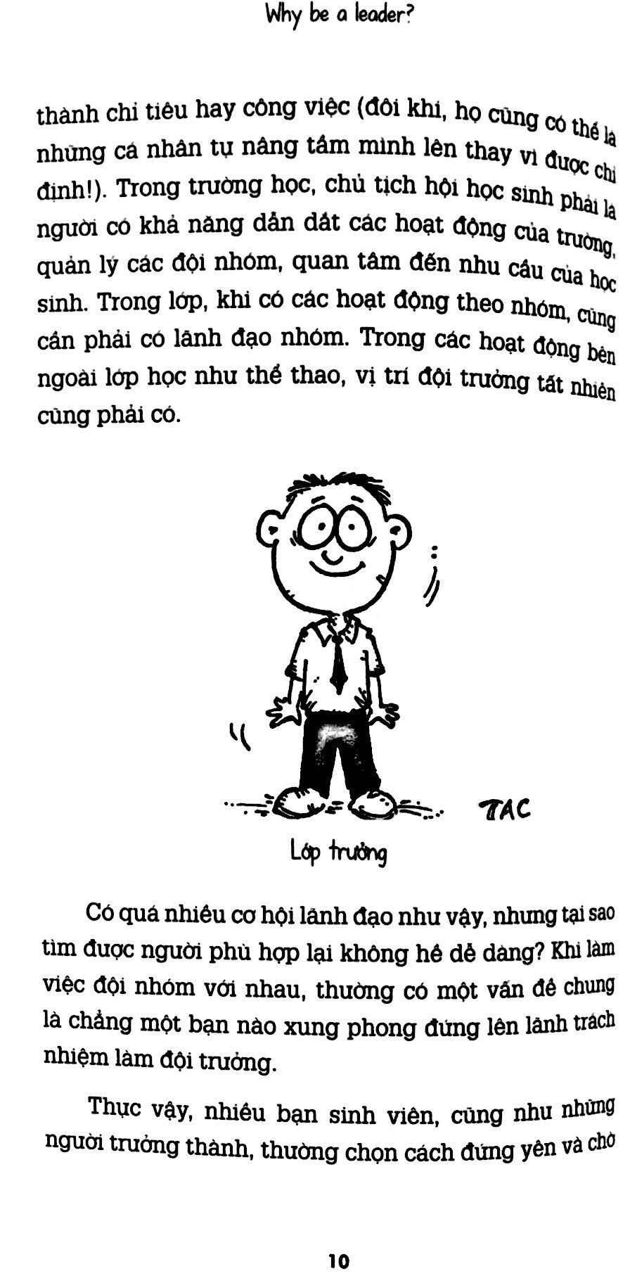 hãy là người lãnh đạo - why be a leader?