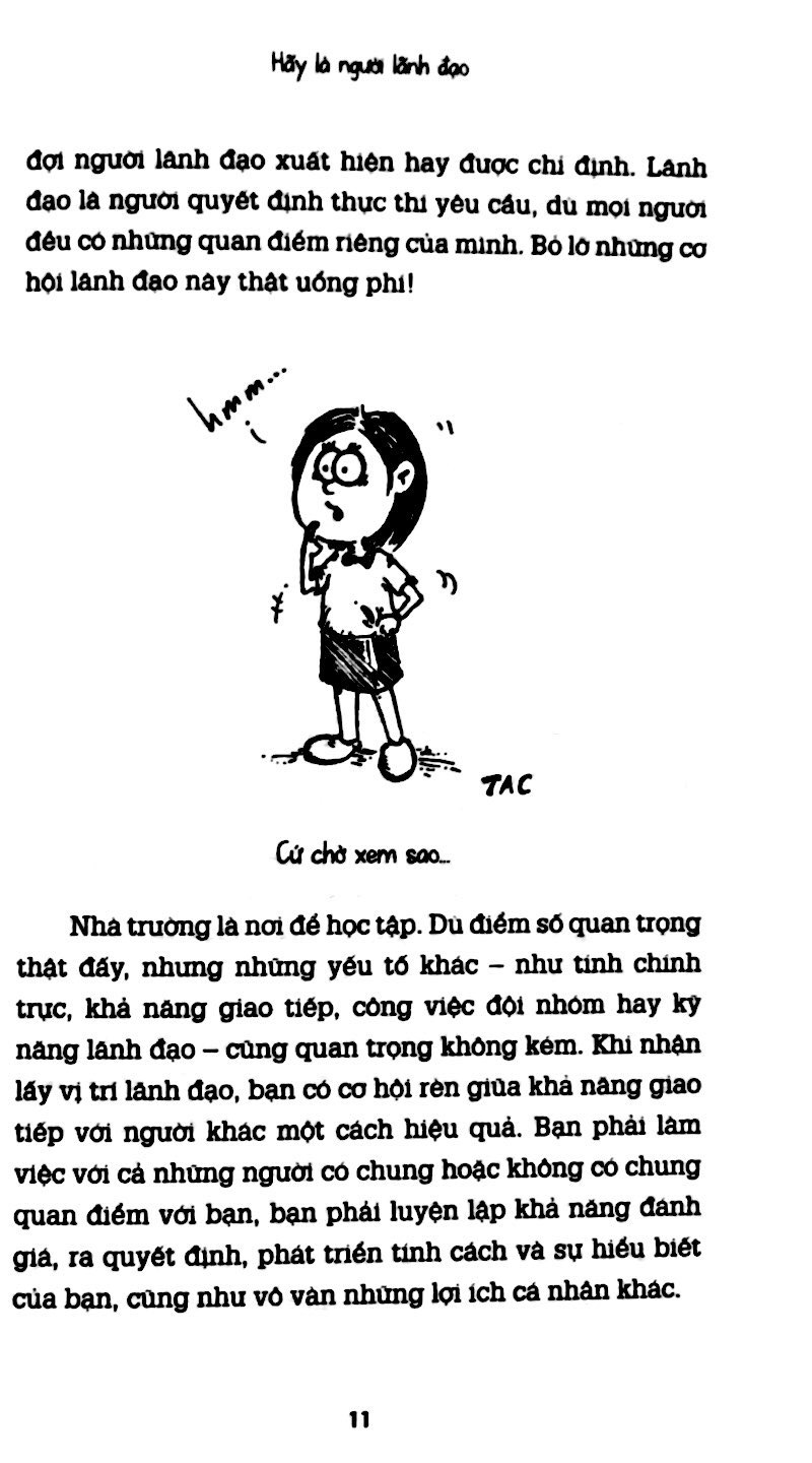 hãy là người lãnh đạo - why be a leader?