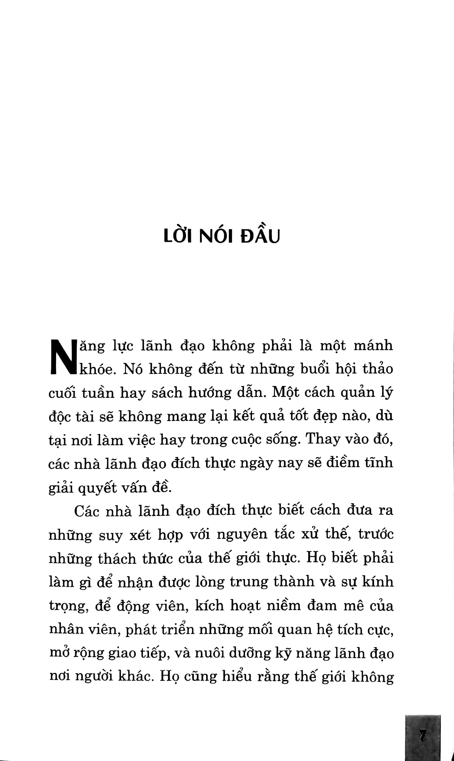hãy là nhà lãnh đạo đích thực - đừng hành xử như người chủ