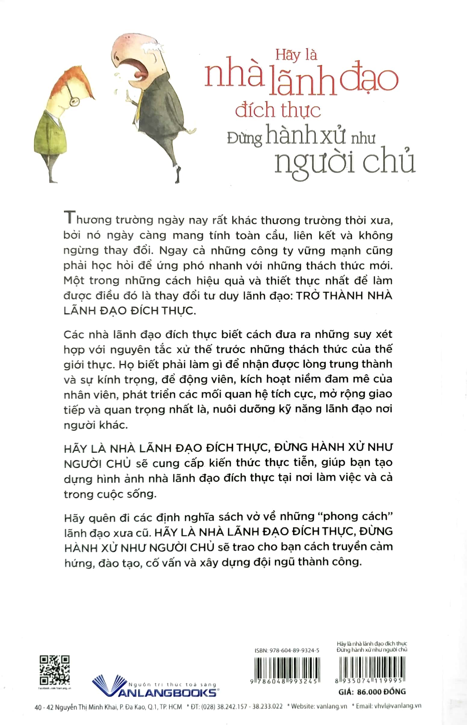 hãy là nhà lãnh đạo đích thực - đừng hành xử như người chủ