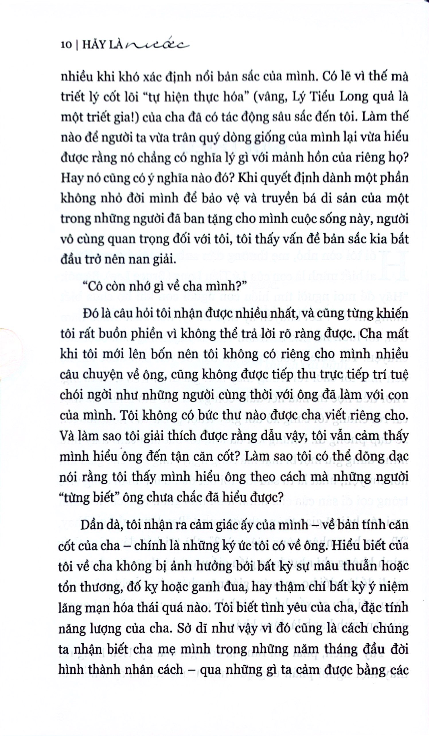 hãy là nước: triết lý sống từ huyền thoại võ thuật lý tiểu long