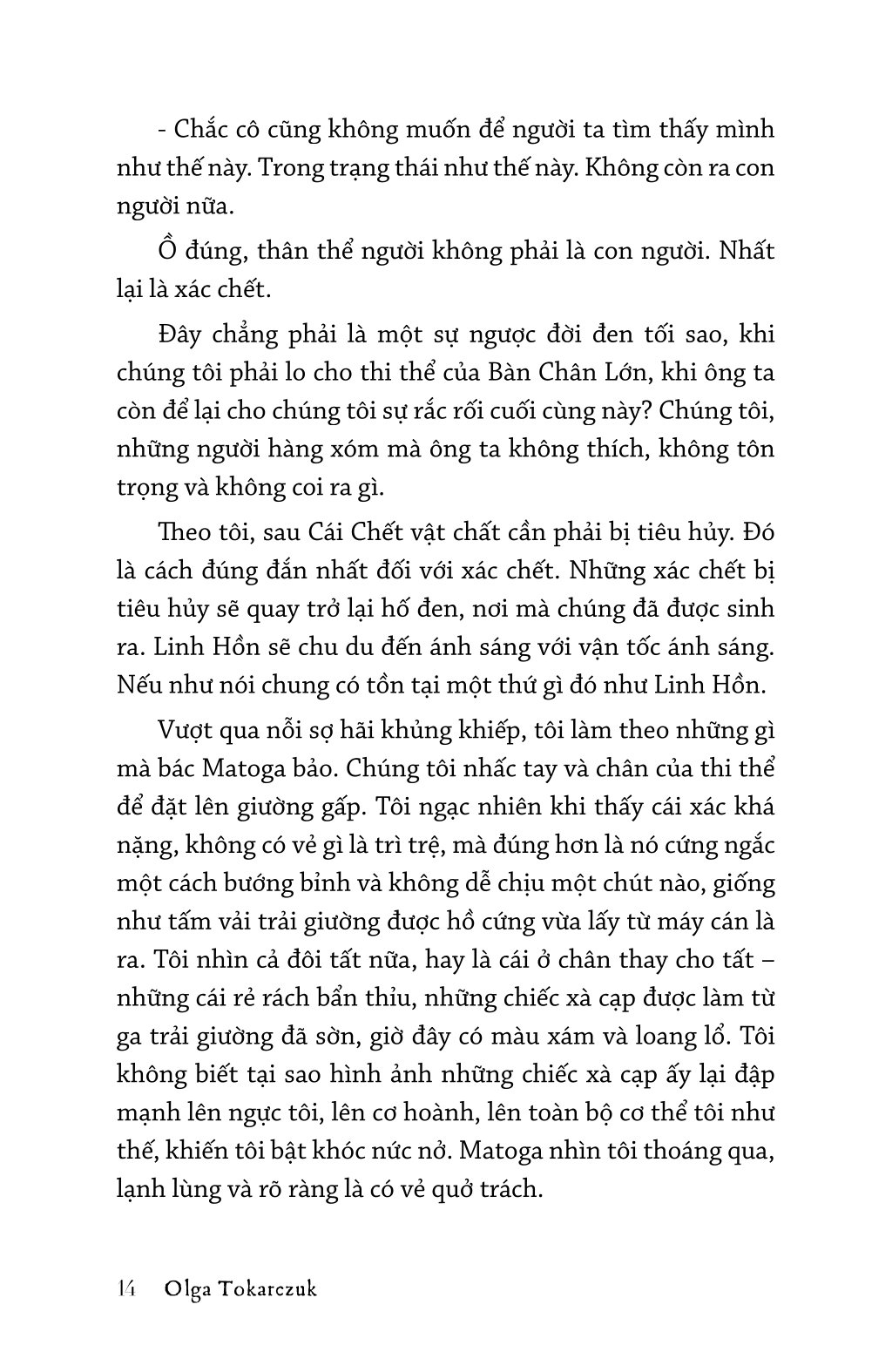 Hãy Lái Máy Cày Của Mình Qua Xương Những Sinh Linh Chết