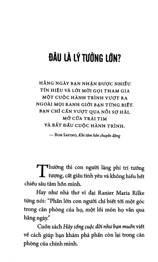 hãy sống cuộc đời như bạn muốn (tái bản)