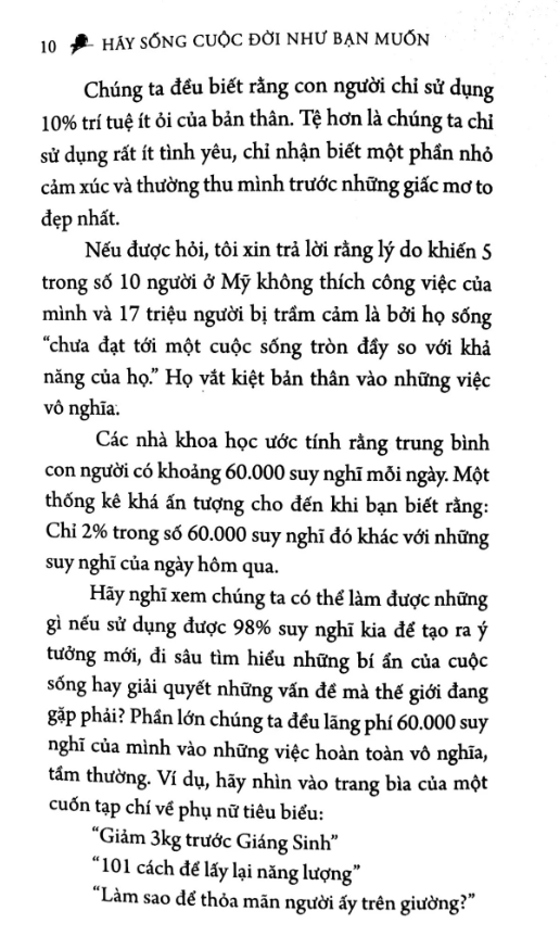 hãy sống cuộc đời như bạn muốn (tái bản)