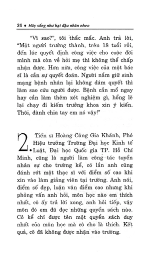 hãy sống như hạt đậu nhăn nheo