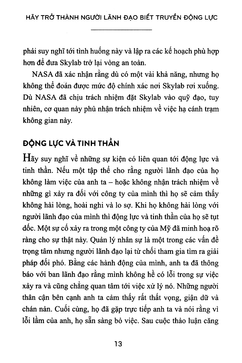 hãy trở thành nhà lãnh đạo biết truyền động lực