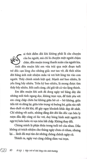 hãy trở về khi lòng còn nhớ thương