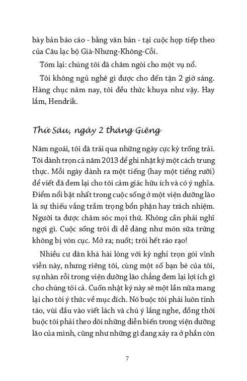 hãy yêu đời đi - nhật ký bí mật mới của ông hendrik groen 85 tuổi