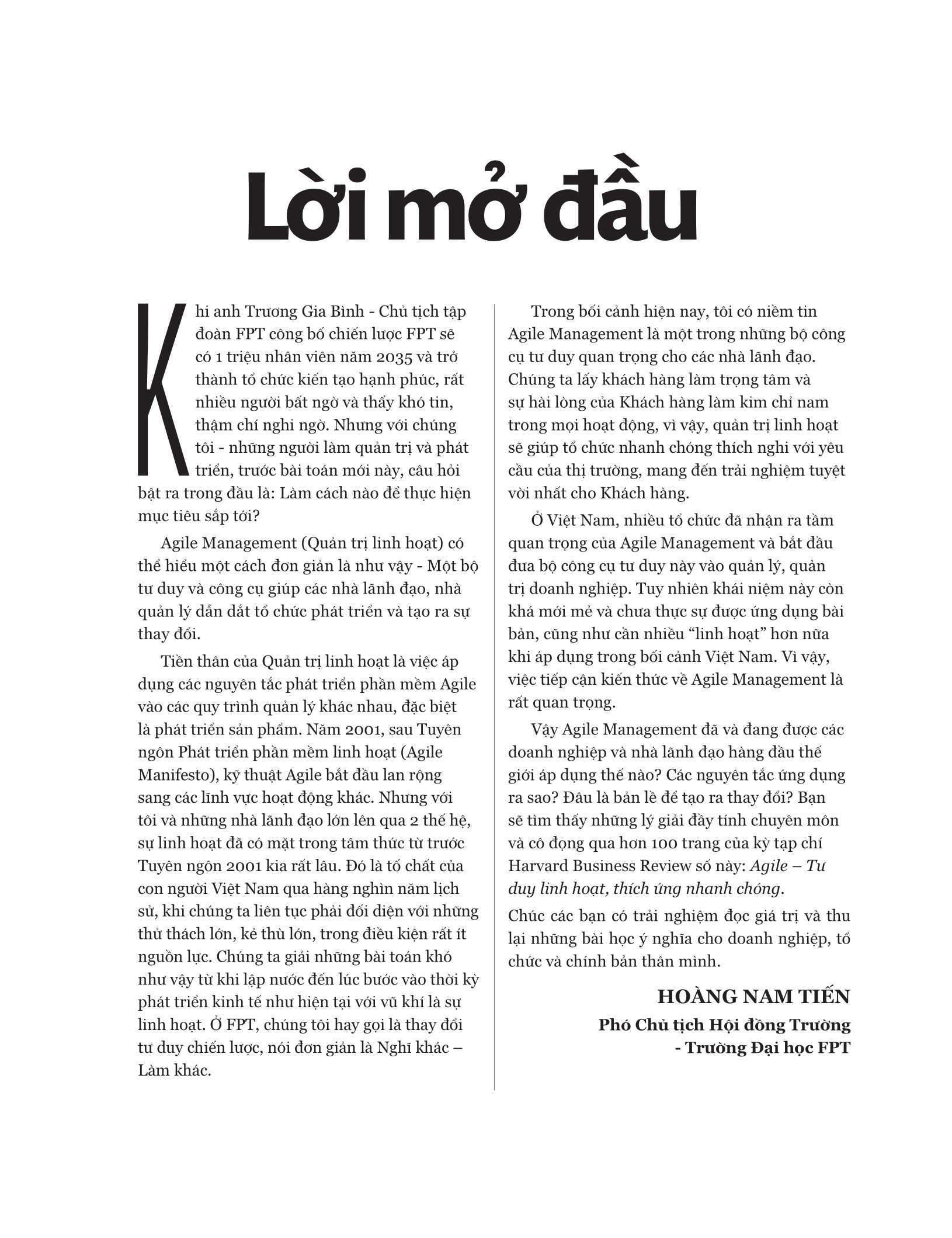 hbr - agile - tư duy linh hoạt, thích ứng nhanh chóng