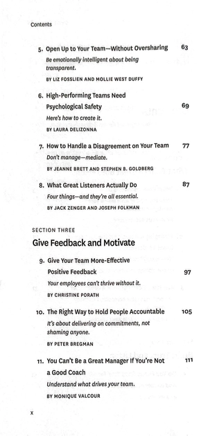 hbr guide to being a great boss