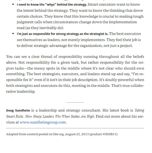 hbr guide to executing your strategy (hbr guide)