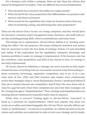 hbr guide to executing your strategy (hbr guide)