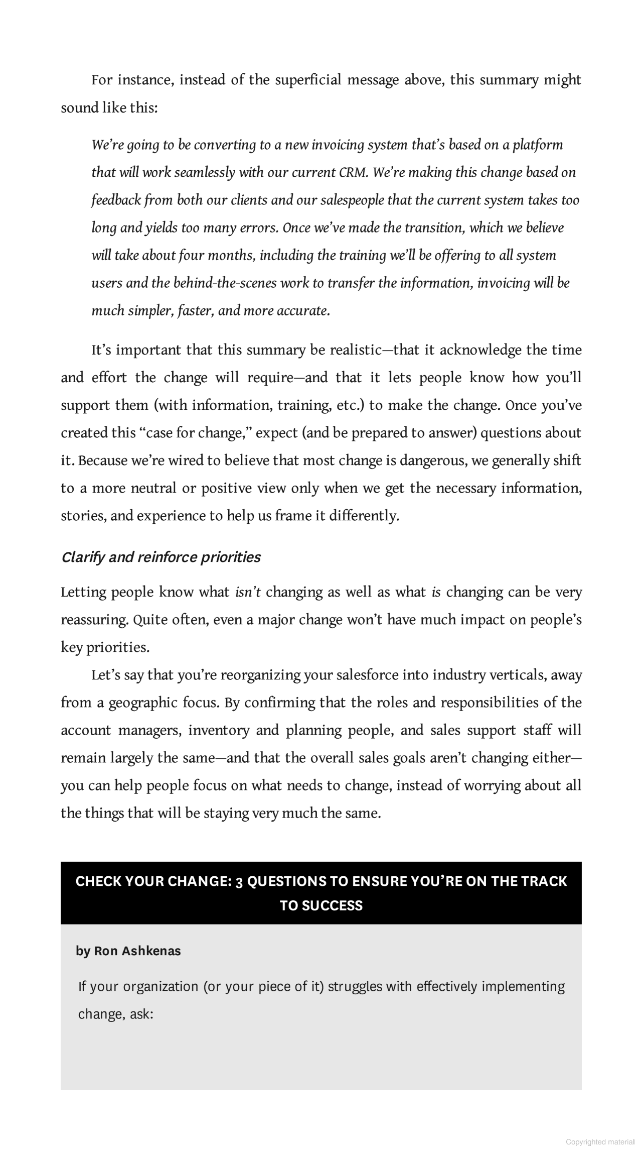 HBR Guide to Leading Through Change