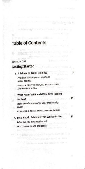 hbr guide to managing flexible work (hbr guide series)