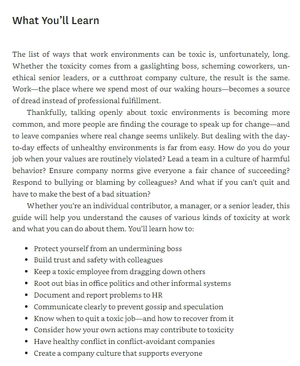 hbr guide to navigating the toxic workplace (hbr guide)