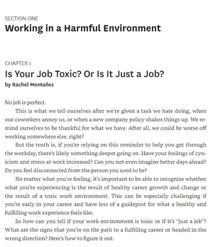 hbr guide to navigating the toxic workplace (hbr guide)