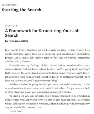 hbr guide to your job search (hbr guide)