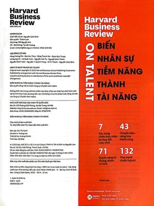 hbr on biến nhân sự tiềm năng thành tài năng