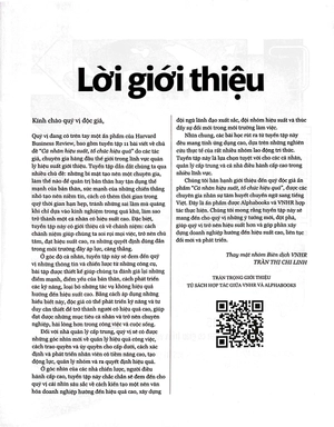 hbr on high performance - cá nhân hiệu suất, tổ chức hiệu quả