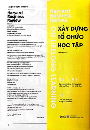hbr on - xây dựng tổ chức học tập (tái bản)