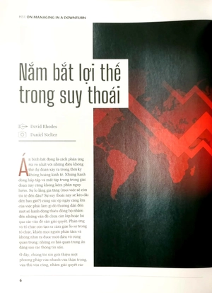 hbr onpoint 2021: quản lý trong bối cảnh suy thoái (tái bản 2022)