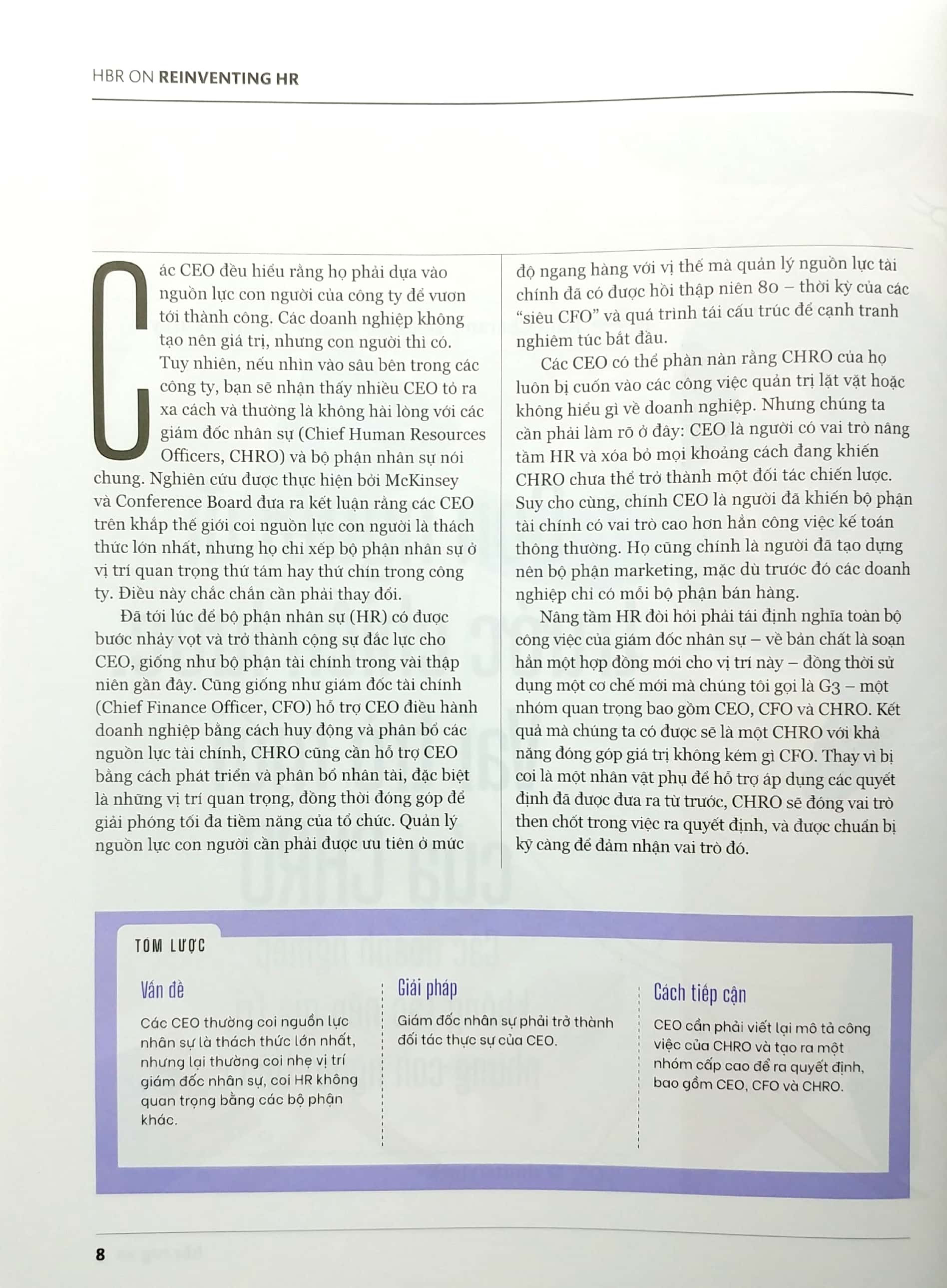 hbr onpoint 2021: tái sáng tạo về nhân sự (tái bản 2022)