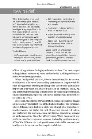 hbr's 10 must reads on emotional intelligence (with featured article "what makes a leader?" by danie