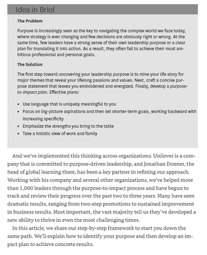 hbr's 10 must reads on managing yourself vol. 2