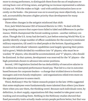 hbr's 10 must reads: on performance management