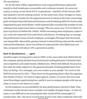 hbr's 10 must reads: on performance management