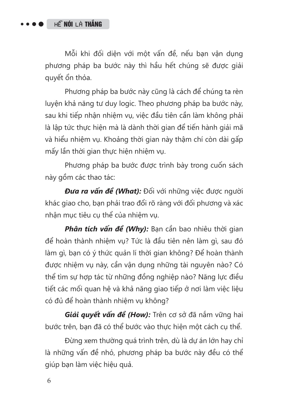 hễ nói là thắng