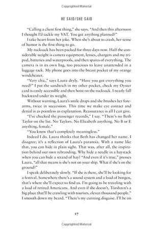 he said/she said: a novel