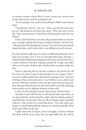 he said/she said: a novel