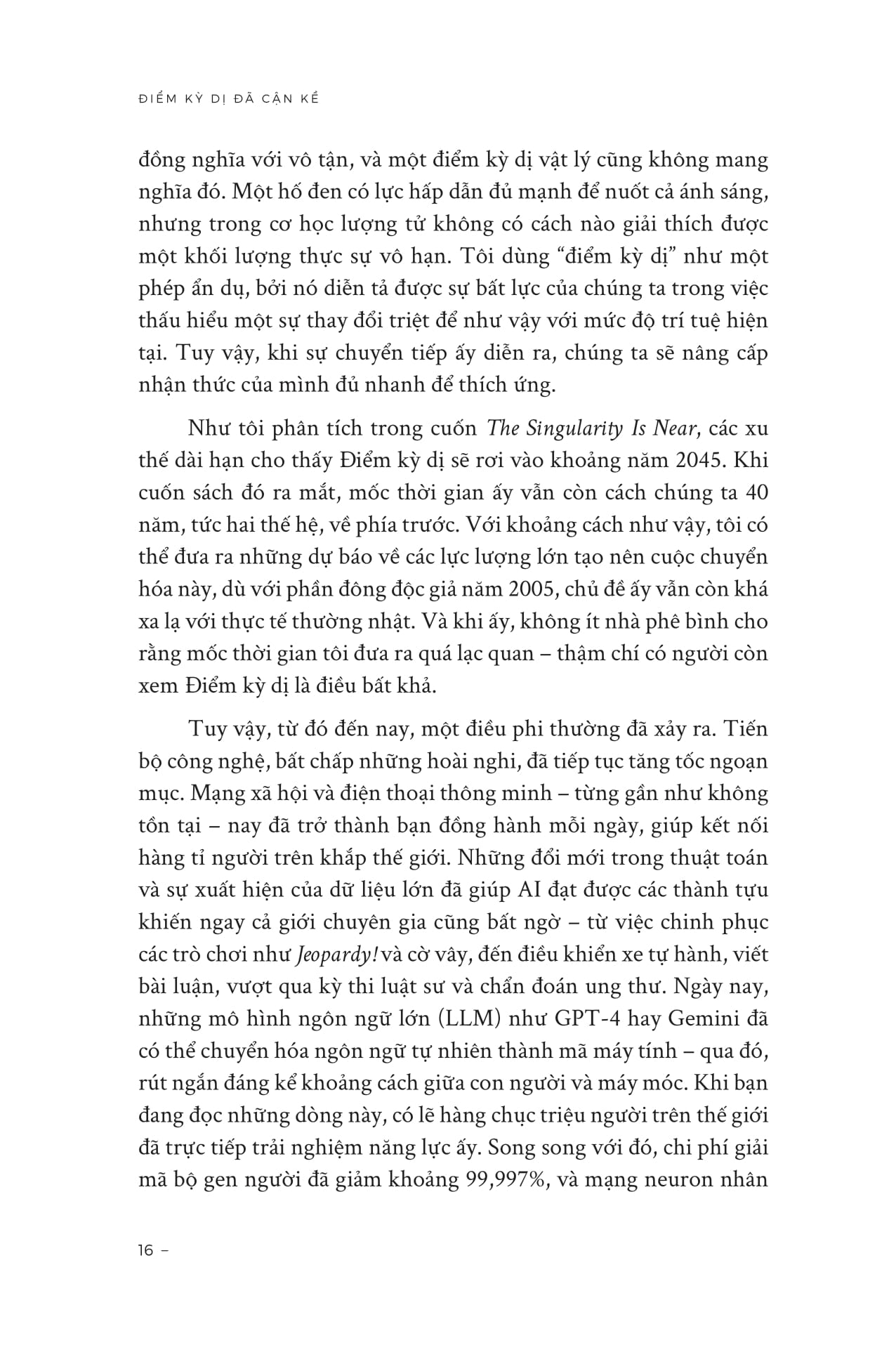 He Singularity Is Nearer - Diem Ky Di Da Can Ke - Khi Con Nguoi Hop Nhat Voi AI