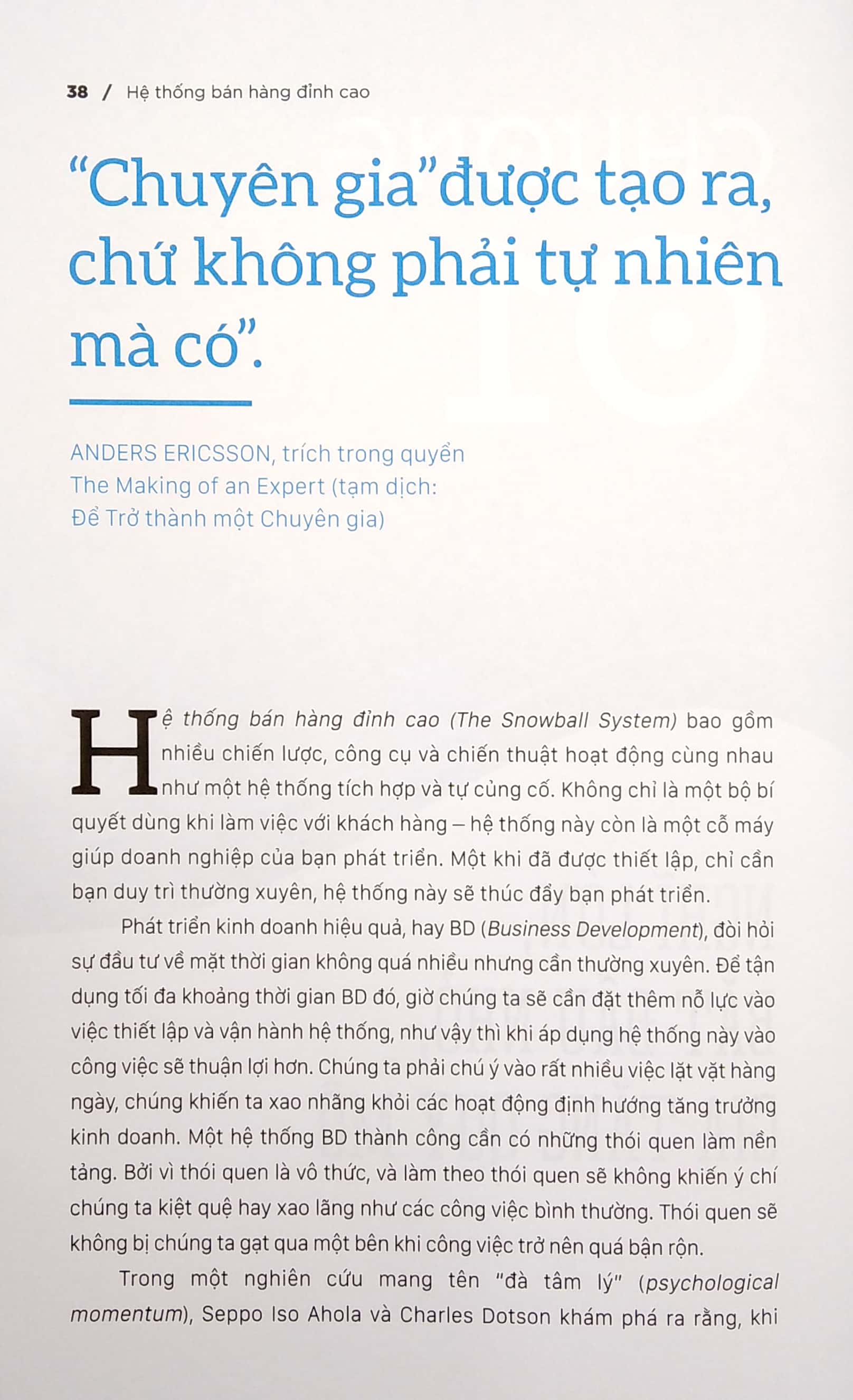 hệ thống bán hàng đỉnh cao - the snowball system (tái bản)