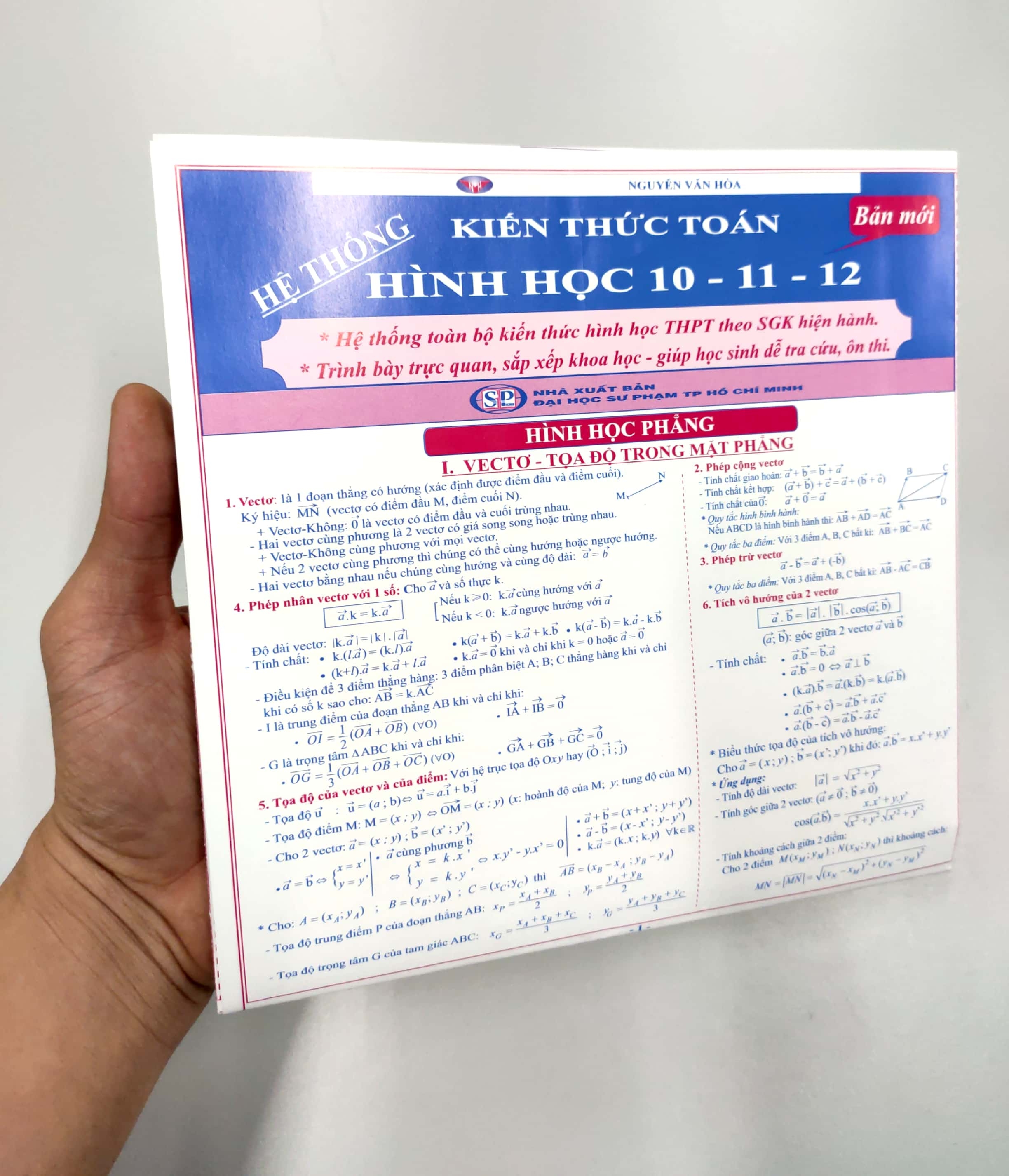 hệ thống kiến thức toán hình học 10-11-12