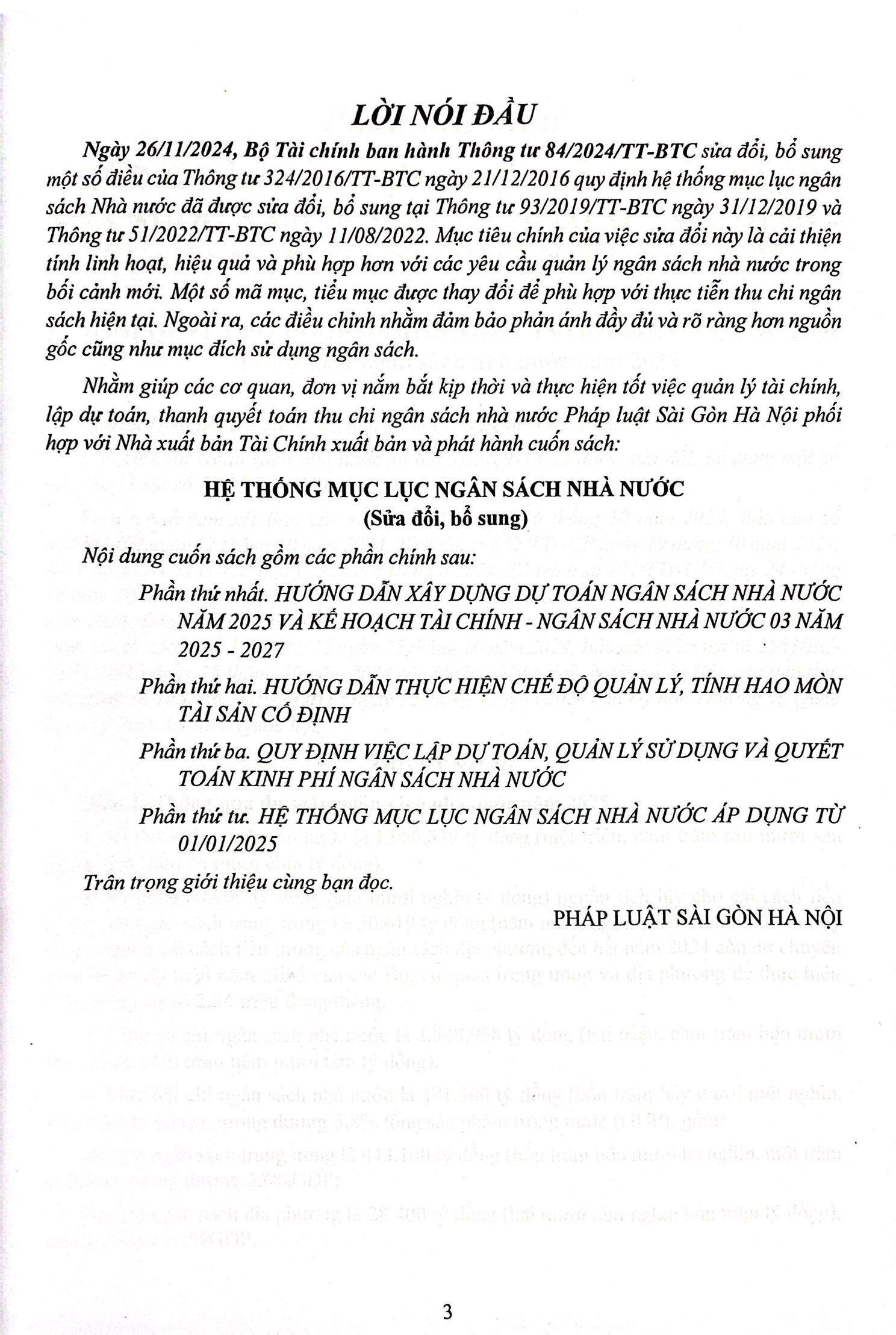 hệ thống mục lục ngân sách nhà nước (sửa đổi, bổ sung)