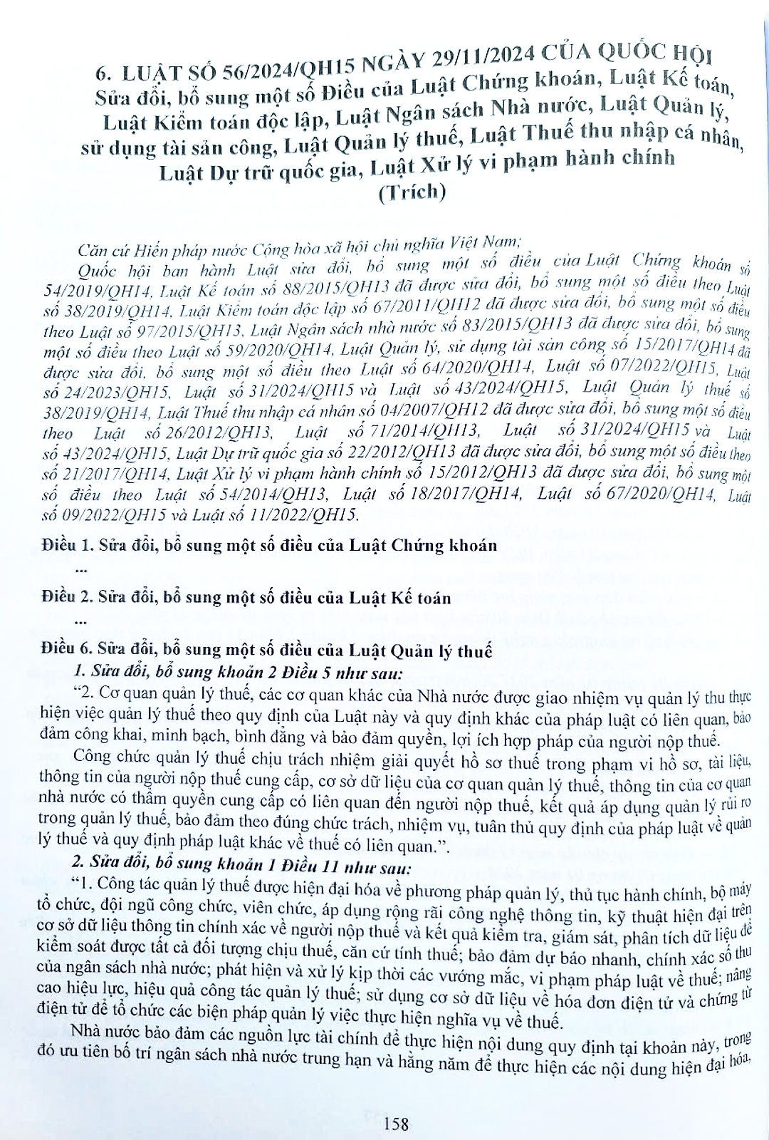 hệ thống toàn văn các luật thuế, công tác thanh tra, xử phạt vi phạm hành chính về thuế, hóa đơn đối với doanh nghiệp, hộ kinh doanh, cá nhân