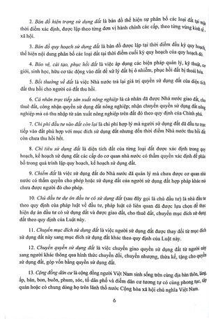 hệ thống toàn văn luật đất đai, luật nhà ở, luật kinh doanh bất động sản (sửa đổi, bổ sung) và các văn bản hướng dẫn thi hành về giá đất, bồi thường, hỗ trợ, tái định cư khi nhà nước thu hồi đất