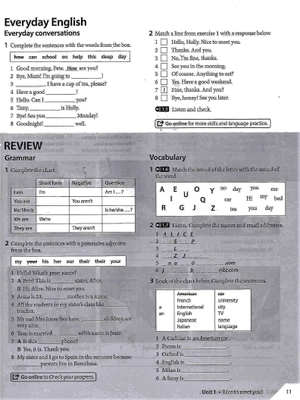 headway: elementary: workbook with key