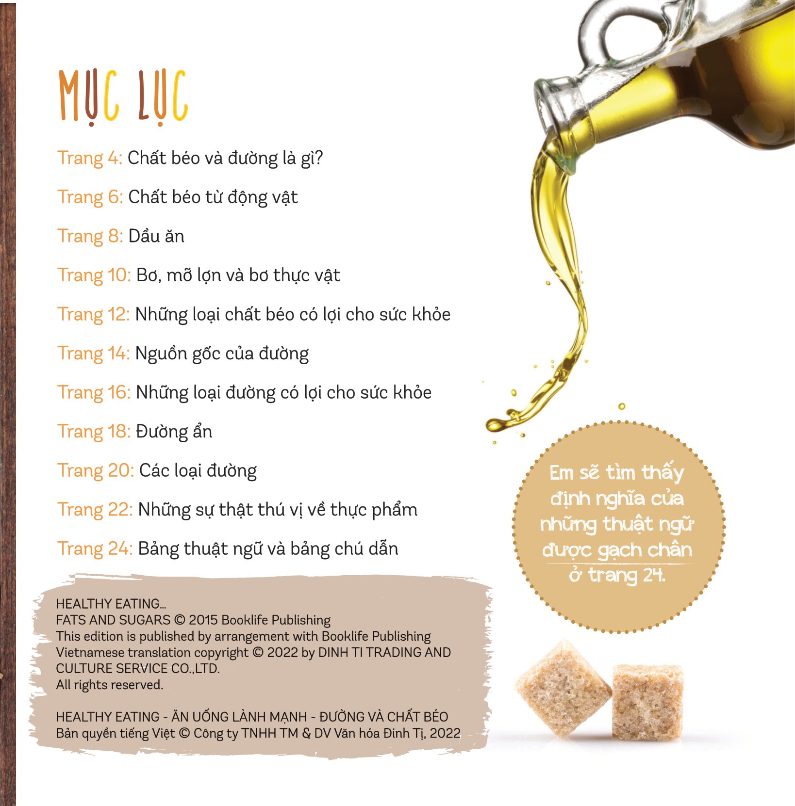 healthy eating - ăn uống lành mạnh - đường và chất béo