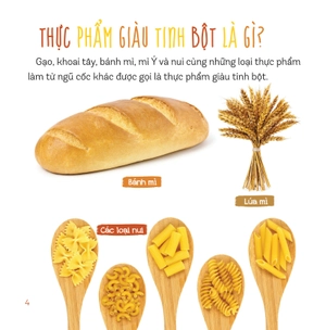 healthy eating - ăn uống lành mạnh - thực phẩm giàu tinh bột